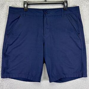 Fila Sports Shorts Mens 36 Navy Sport Golf Chino Flat Front Performance‎ Stretch